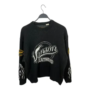Supreme/VANSON/Sweater/L/Wool/BLK/VANSON KNIT SWEATER