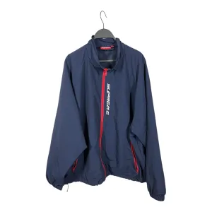 Supreme/Windbreaker/XL/Polyester/NVY/SS25 Contrast Zipper Track Jkt