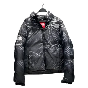 THE NORTH FACE/Puffer Jkt/L/Nylon/GRY/All Over Print/SUPREME
